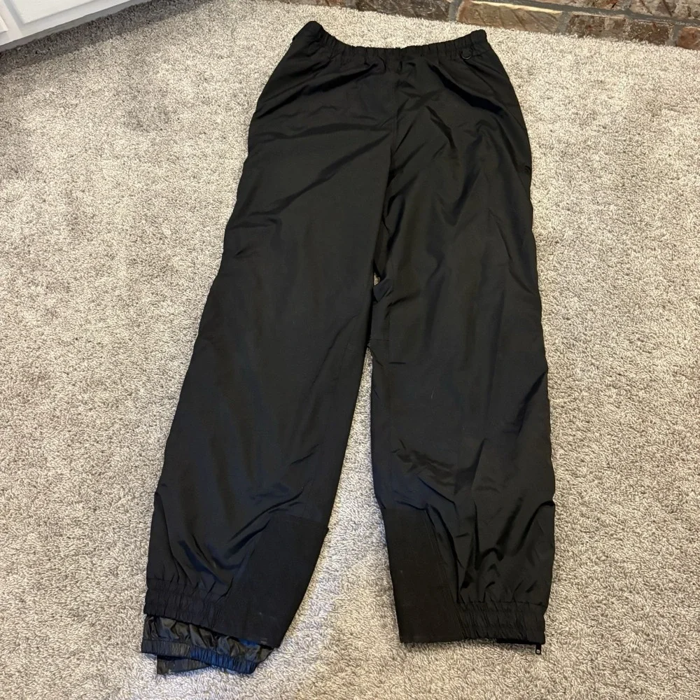 VINTAGE The North Face Black Pants Side Zip Off Mountain Outdoor Skiing M-XL Tag